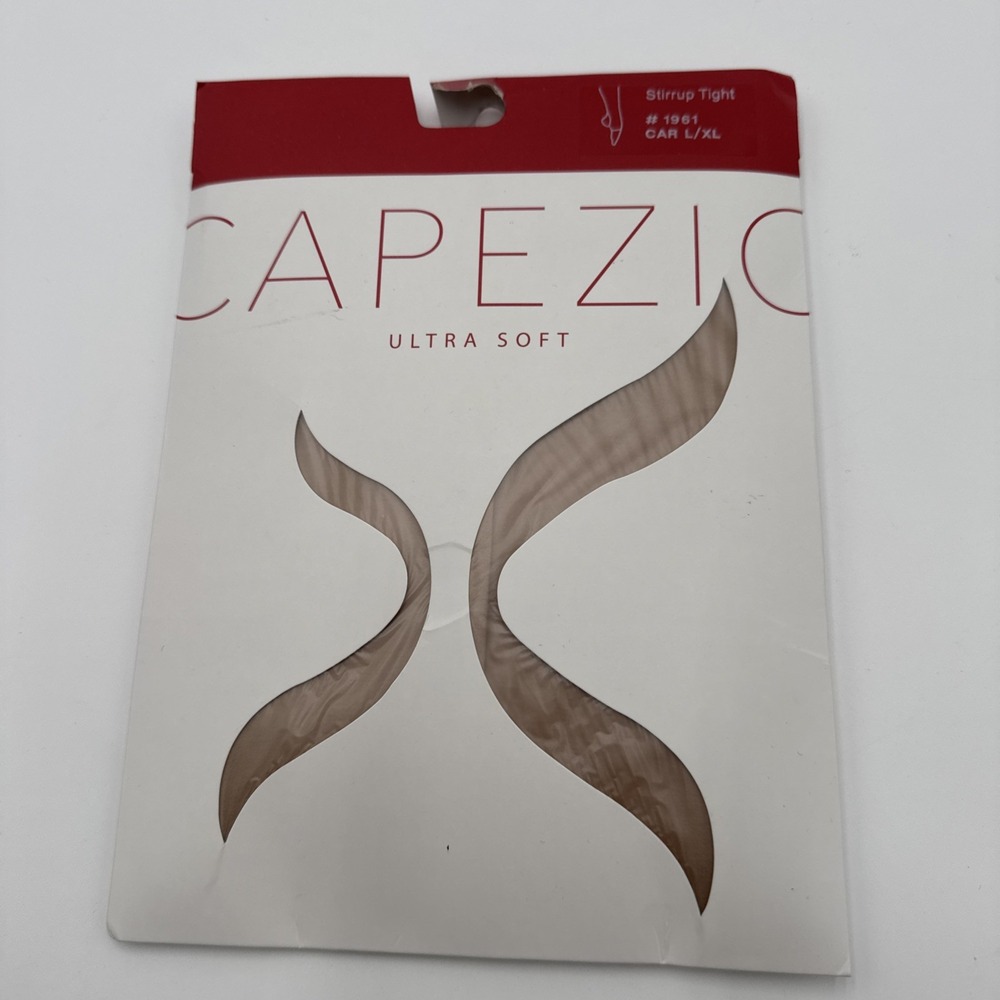 Capezio Ultra Soft Stirrup Tights #1961 CAR L/XL